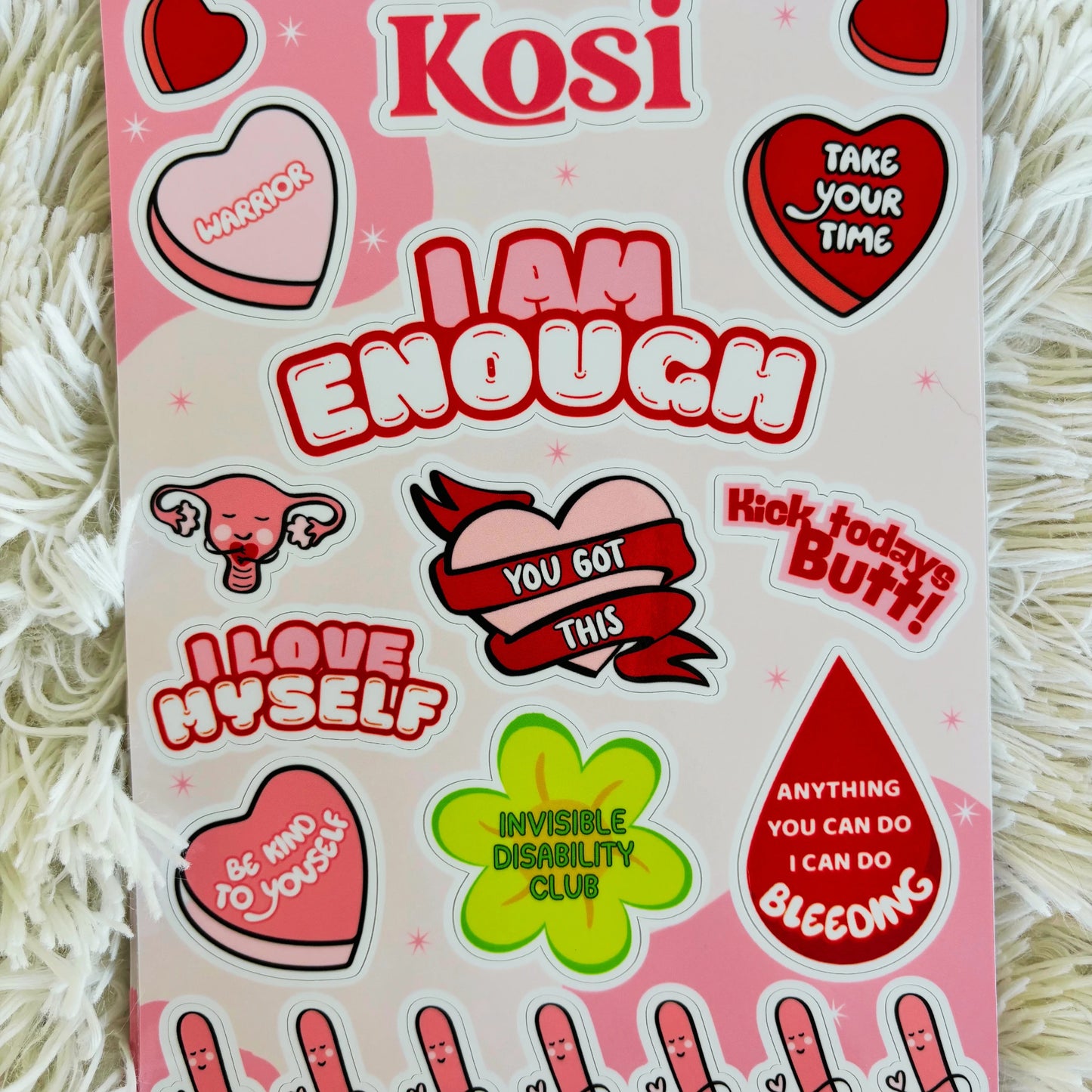 Kosi Sticker Sheet